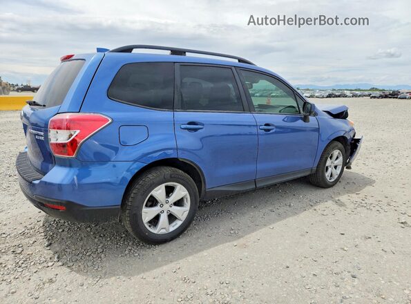 JF2SJAFC6GH405323 2016 SUBARU FORESTER Blue Trasero derecho