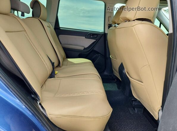JF2SJAFC6GH405323 2016 SUBARU FORESTER Blue Vista interior trasera