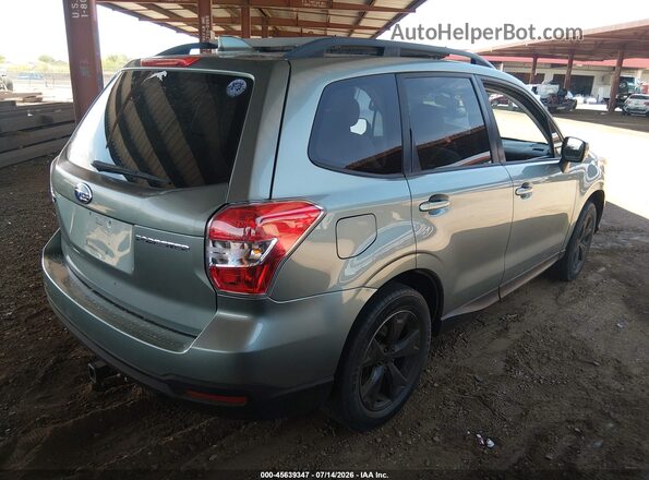 JF2SJAFC6GH431632 2016 SUBARU FORESTER Зеленый Задняя правая четверть