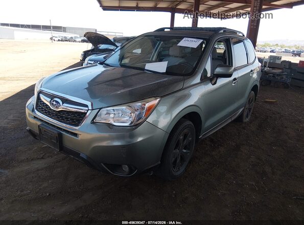 JF2SJAFC6GH431632 2016 SUBARU FORESTER Зеленый Передняя левая четверть