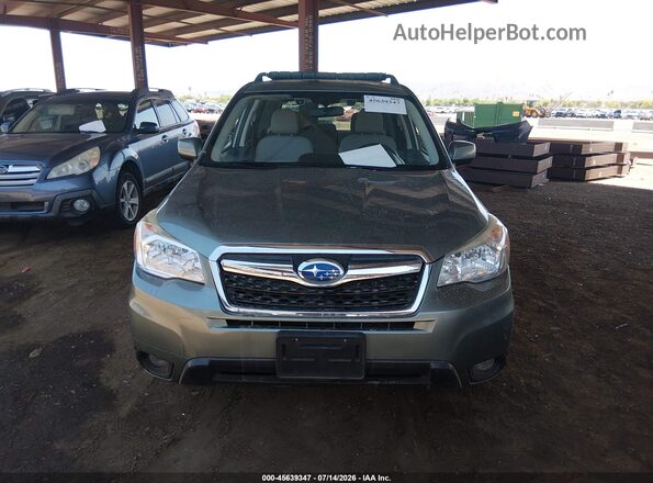 JF2SJAFC6GH431632 2016 SUBARU FORESTER Зеленый Вид спереди