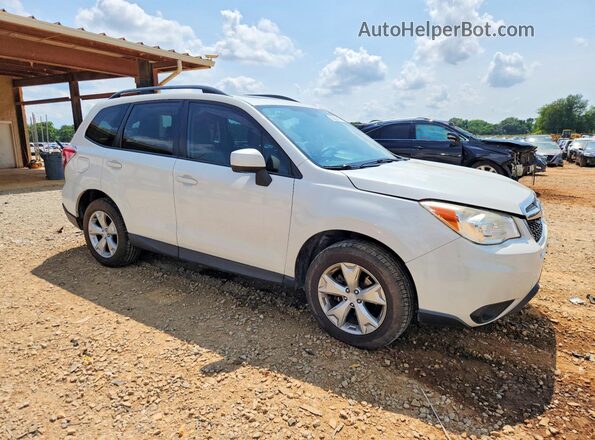 JF2SJAFC9GH470649 2016 SUBARU FORESTER White Przód prawy
