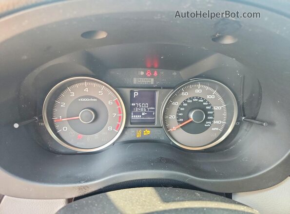 JF2SJAFC9GH470649 2016 SUBARU FORESTER White Widok zestawu wskaźników