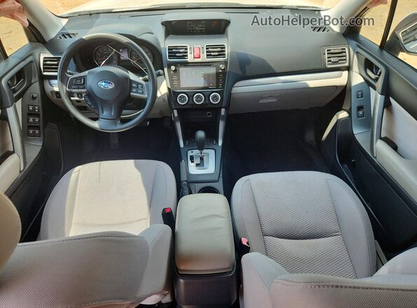 JF2SJAFC9GH470649 2016 SUBARU FORESTER White Widok deski rozdzielczej