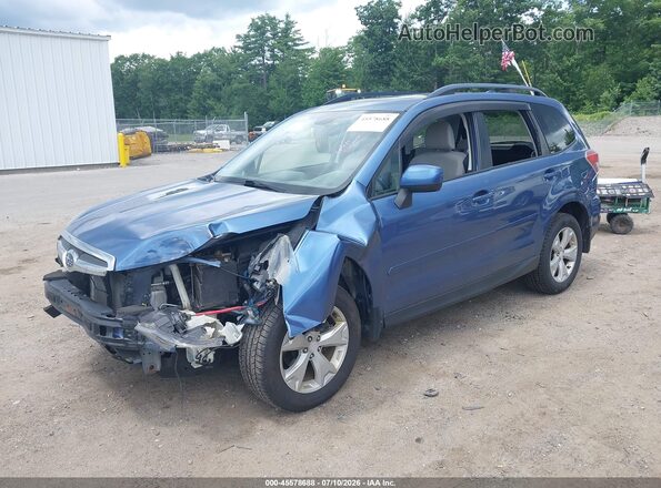 JF2SJAFC9GH475768 2016 SUBARU FORESTER Синий Передняя левая четверть