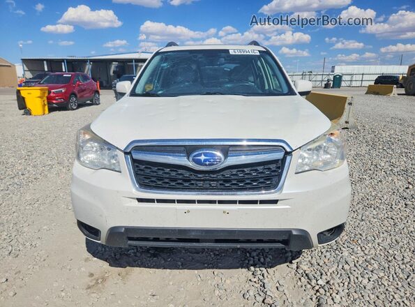JF2SJAFC9GH536889 2016 SUBARU FORESTER White წინა ხედი