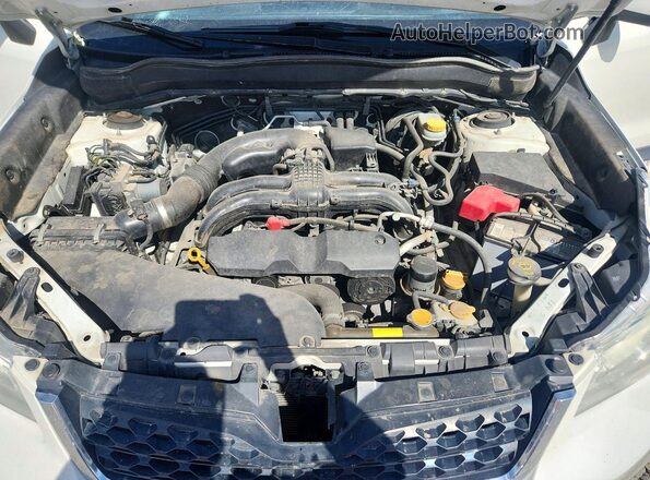 JF2SJAFC9GH536889 2016 SUBARU FORESTER White ძრავის განყოფილების ხედი