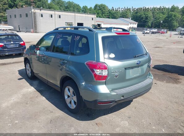 JF2SJAFC9GH568936 2016 SUBARU FORESTER Green Trasero izquierdo