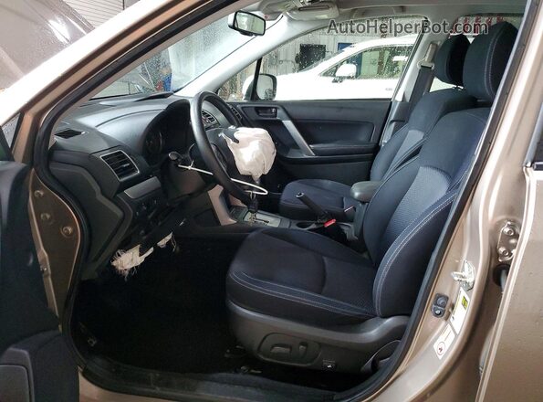 JF2SJAFCXGH437580 2016 SUBARU FORESTER Желто-коричневый Вид салона спереди