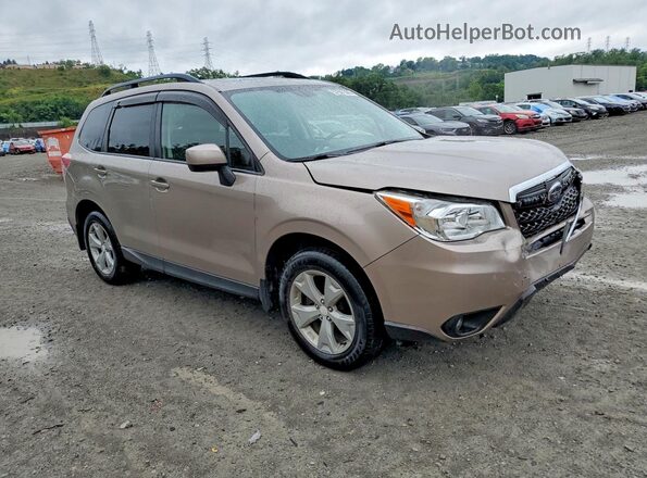 JF2SJAFCXGH437580 2016 SUBARU FORESTER Желто-коричневый Передняя правая четверть