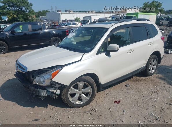 JF2SJAFCXGH529417 2016 SUBARU FORESTER Белый Передняя левая четверть