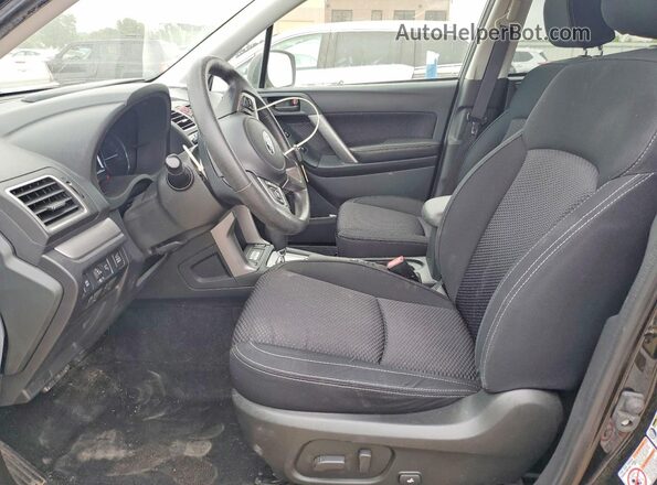 JF2SJAGC0HH456879 2017 SUBARU FORESTER Black Vista interior delantera