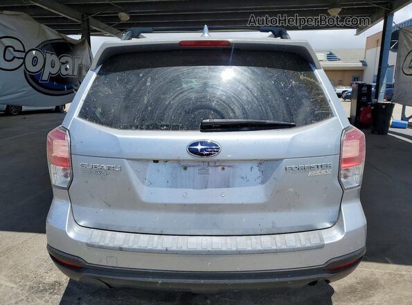 JF2SJAGC0HH802347 2017 SUBARU FORESTER Silver უკანა ხედი