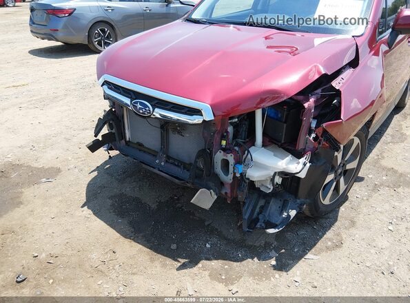 JF2SJAGC0JH406389 2018 SUBARU FORESTER Red Вид спереду