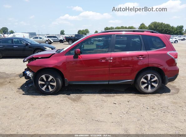 JF2SJAGC0JH406389 2018 SUBARU FORESTER Red Панорамний вид салону 360°