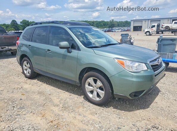 JF2SJAGC1GH442293 2016 SUBARU FORESTER Зеленый Передняя правая четверть