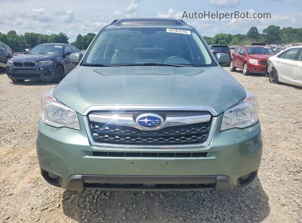 JF2SJAGC1GH442293 2016 SUBARU FORESTER Зеленый Вид спереди
