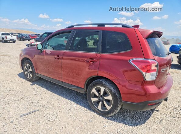 JF2SJAGC1HH450024 2017 SUBARU FORESTER Red Հետևի ձախ