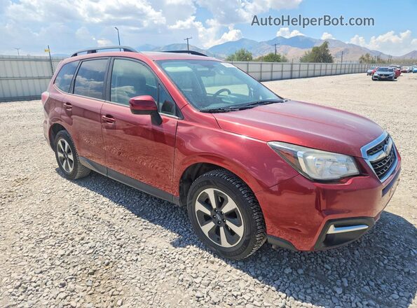 JF2SJAGC1HH450024 2017 SUBARU FORESTER Red Առջևի աջ