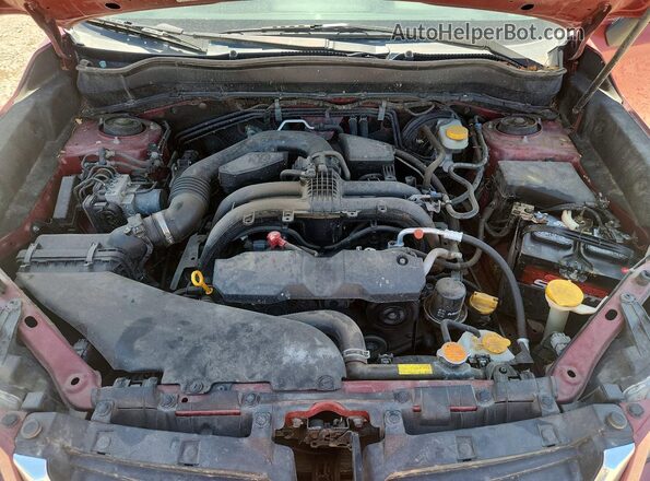 JF2SJAGC1HH450024 2017 SUBARU FORESTER Red Սալոնի հետևի տեսք