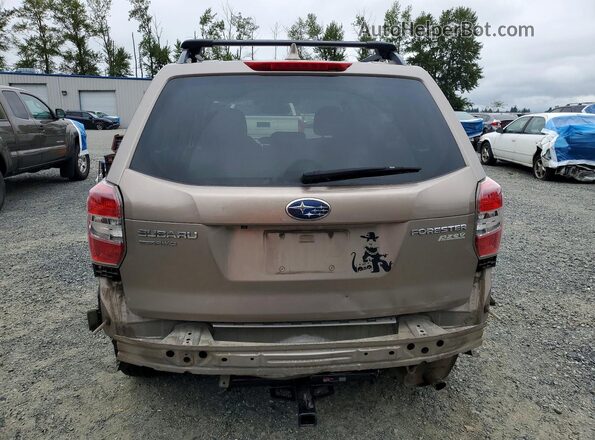 JF2SJAGC2GH429021 2016 SUBARU FORESTER Tan Vista trasera