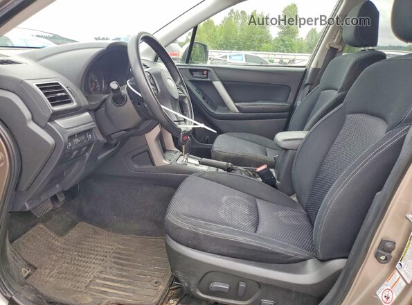 JF2SJAGC2GH429021 2016 SUBARU FORESTER Tan Vista interior delantera