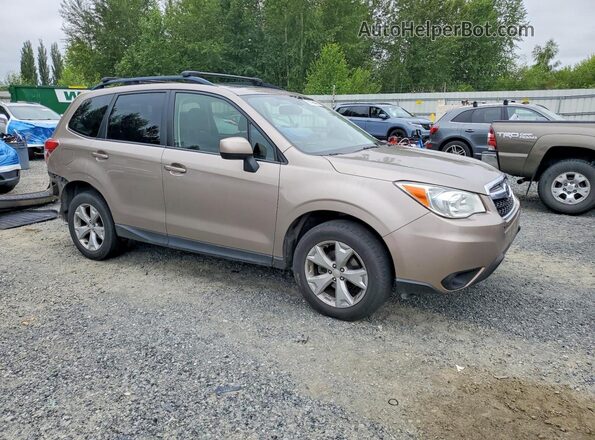 JF2SJAGC2GH429021 2016 SUBARU FORESTER Tan Delantero derecho