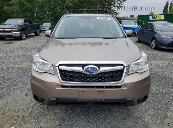 JF2SJAGC2GH429021 2016 SUBARU FORESTER Tan Vista frontal
