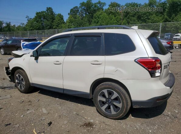JF2SJAGC2HH529329 2017 SUBARU FORESTER White Задня ліва чверть