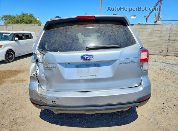JF2SJAGC2JH534892 2018 SUBARU FORESTER Silver უკანა ხედი