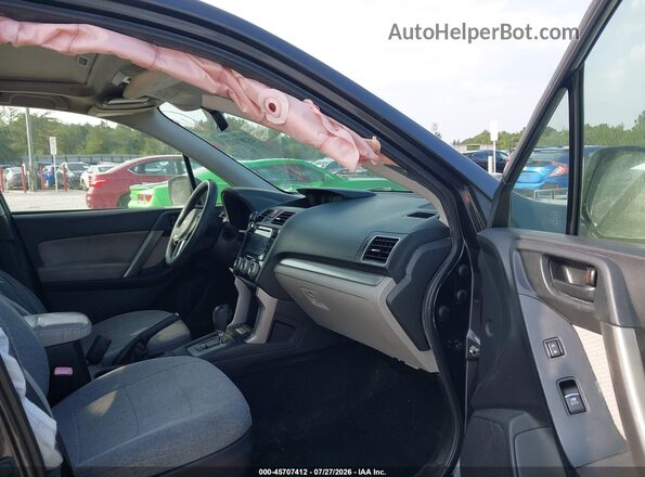 JF2SJAGC3HH502236 2017 SUBARU FORESTER Gray Vista interior delantera