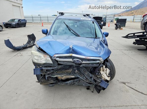 JF2SJAGC3HH521434 2017 SUBARU FORESTER Blue Widok z przodu