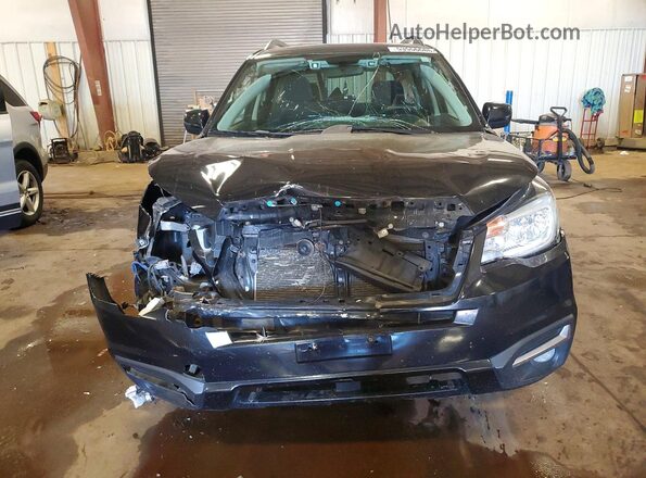 JF2SJAGC3JH486979 2018 SUBARU FORESTER Black Front view