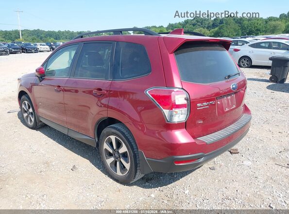 JF2SJAGC3JH570638 2018 SUBARU FORESTER Maroon Задня ліва чверть