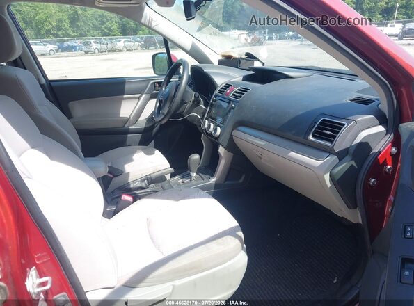 JF2SJAGC4GH541030 2016 SUBARU FORESTER Red Front interior view