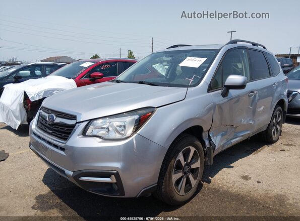 JF2SJAGC4HH511141 2017 SUBARU FORESTER Silver Առջևի ձախ երեք քառորդ տեսարան