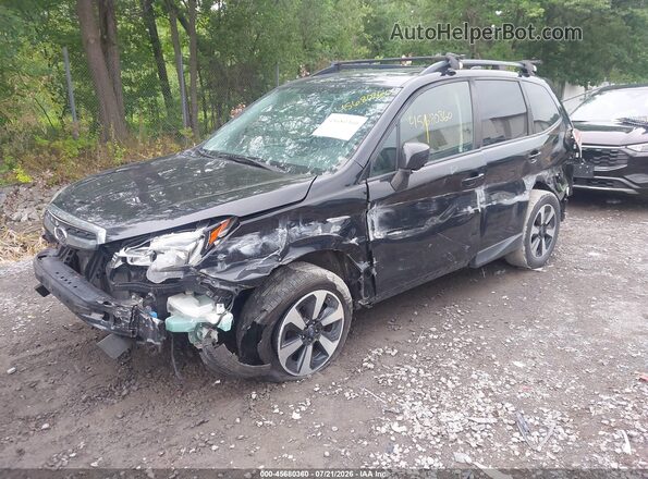 JF2SJAGC4JH425897 2018 SUBARU FORESTER Black Przód lewy