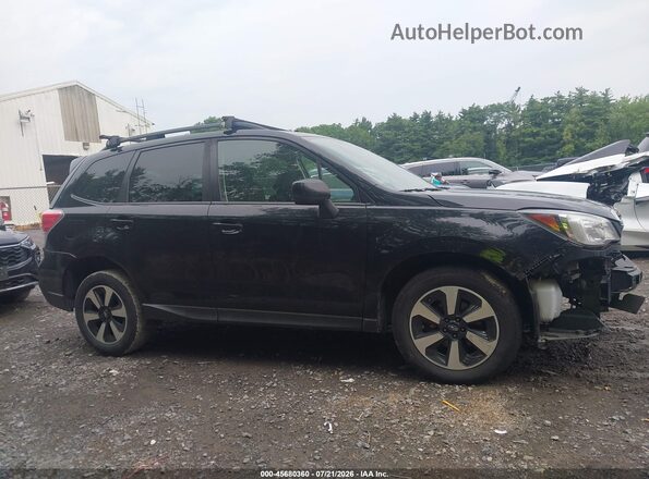 JF2SJAGC4JH425897 2018 SUBARU FORESTER Black Widok zestawu wskaźników