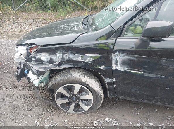 JF2SJAGC4JH425897 2018 SUBARU FORESTER Black Widok z przodu