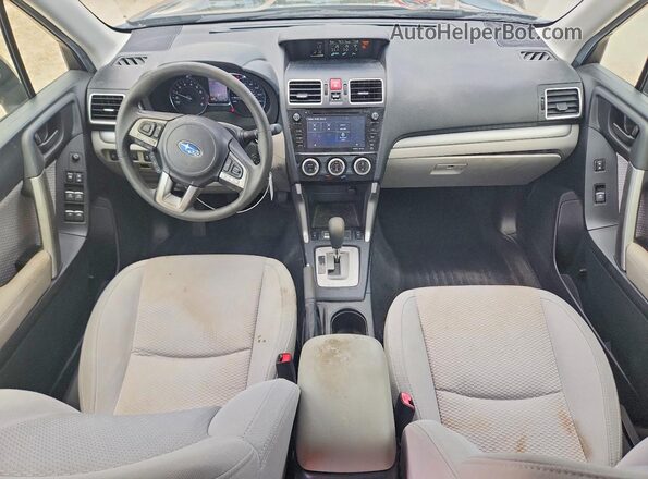 JF2SJAGC4JH508181 2018 SUBARU FORESTER Charcoal Առջևի վահանակի տեսք