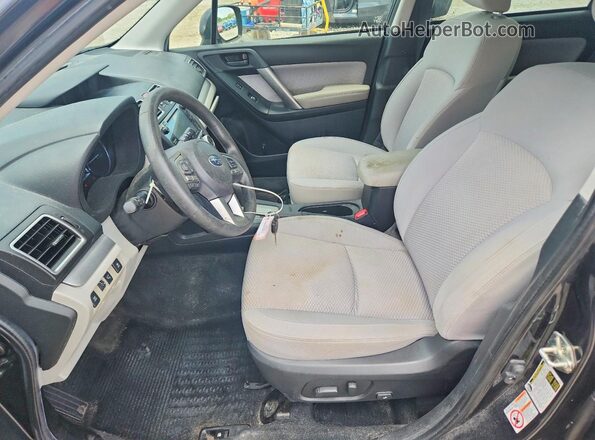 JF2SJAGC4JH508181 2018 SUBARU FORESTER Charcoal Սալոնի դիմացի տեսք