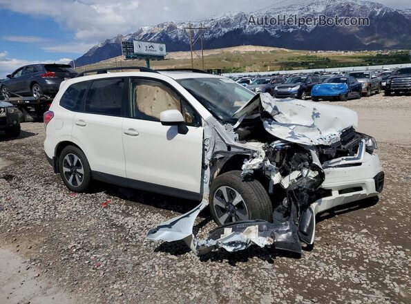 JF2SJAGC4JH515003 2018 SUBARU FORESTER White Передня права чверть