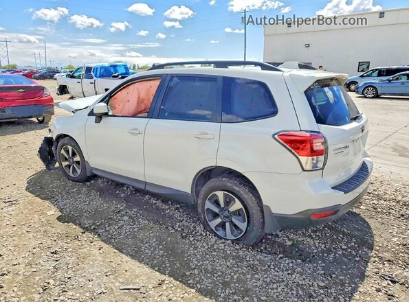 JF2SJAGC4JH515003 2018 SUBARU FORESTER White Задня ліва чверть