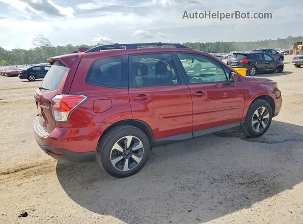JF2SJAGC4JH575721 2018 SUBARU FORESTER Burgundy Задня права чверть