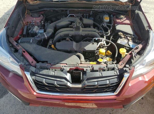JF2SJAGC4JH575721 2018 SUBARU FORESTER Burgundy Вид підкапотного простору