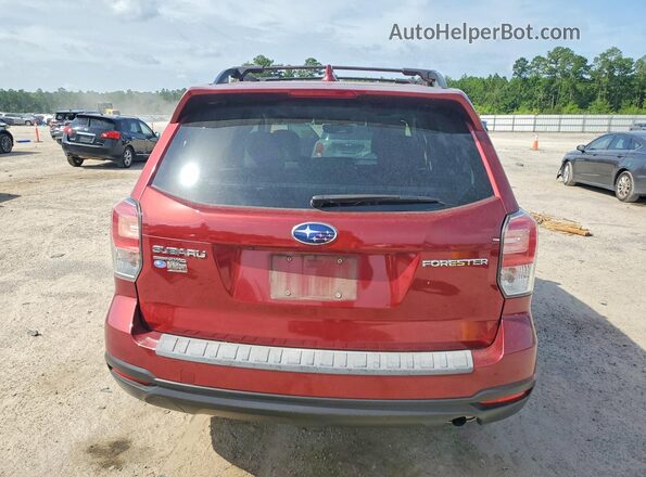JF2SJAGC4JH575721 2018 SUBARU FORESTER Burgundy Вид ззаду