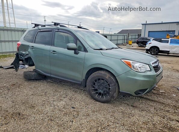 JF2SJAGC5GH522955 2016 SUBARU FORESTER Turquoise Przód prawy