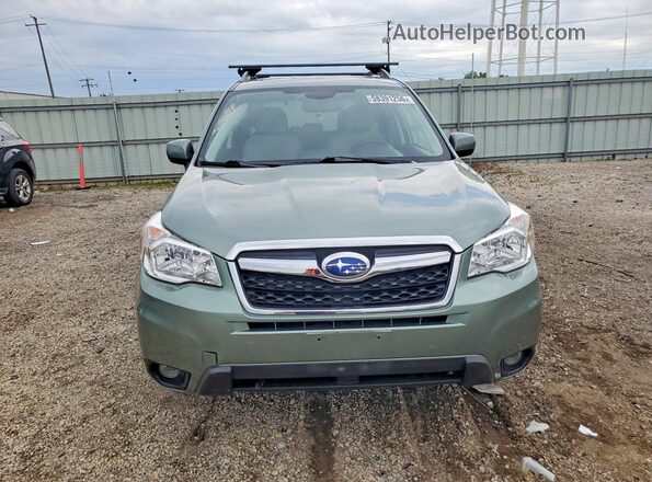 JF2SJAGC5GH522955 2016 SUBARU FORESTER Turquoise Widok z przodu