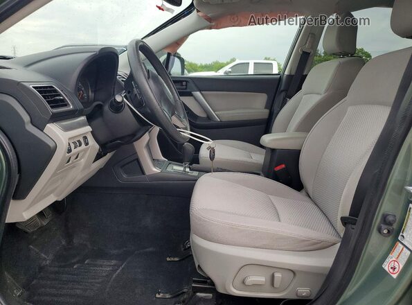 JF2SJAGC5GH522955 2016 SUBARU FORESTER Turquoise Widok wnętrza z przodu
