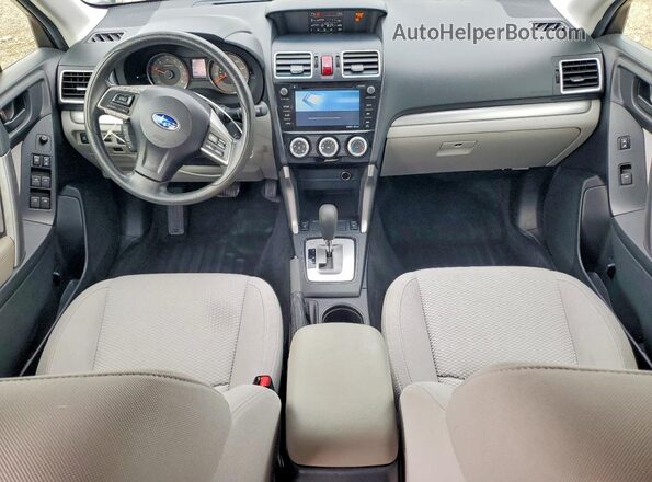 JF2SJAGC5GH522955 2016 SUBARU FORESTER Turquoise Widok deski rozdzielczej